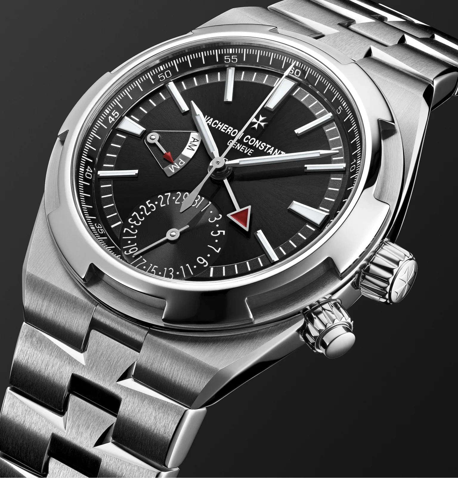 Overseas Automatic Dual Time 41mm Stainless Steel Watch, Ref. No. 7900V/110A-B546 - 4