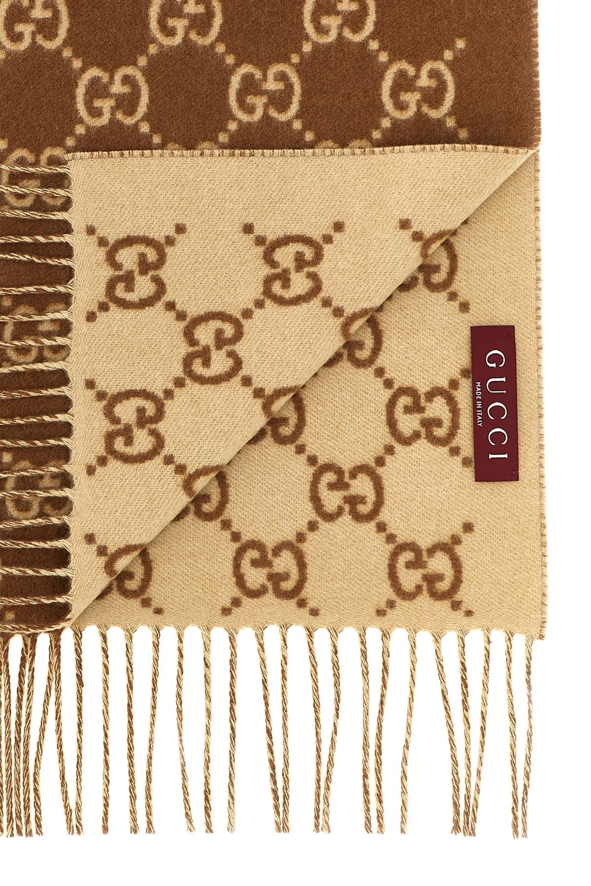GG cashmere scarf - 3