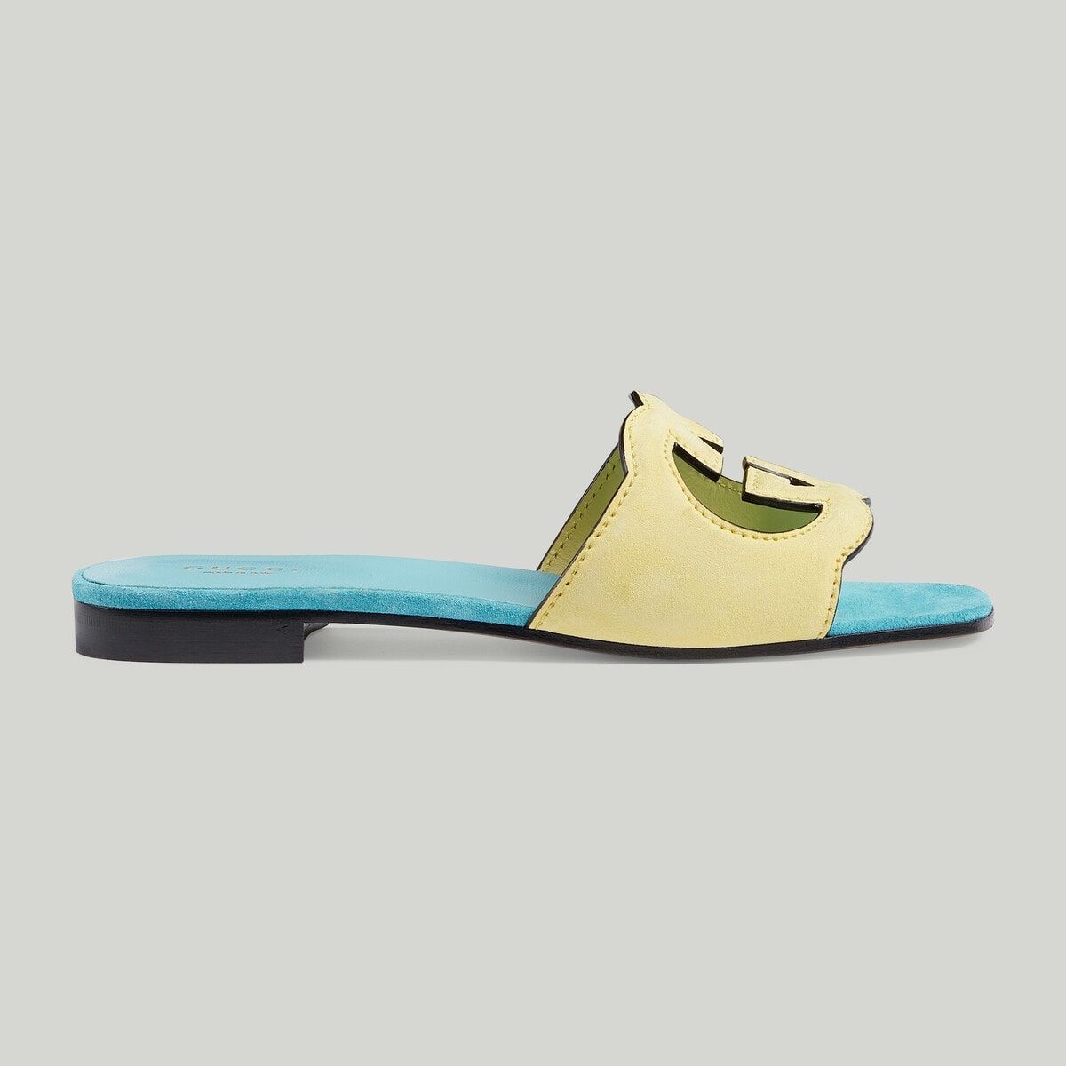 Women's Interlocking G cut-out slide sandal - 1