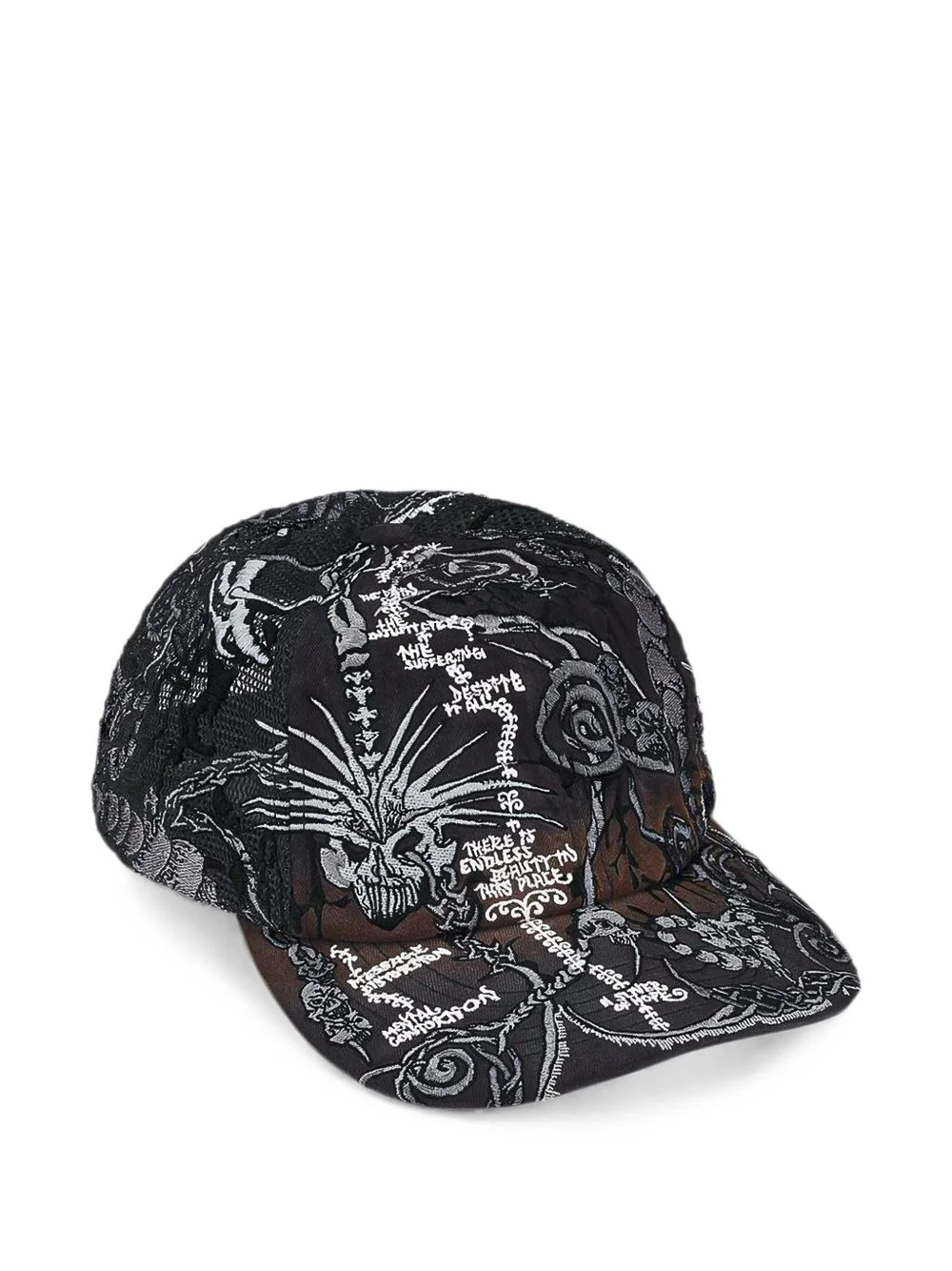 embroidered mesh-back cap - 1