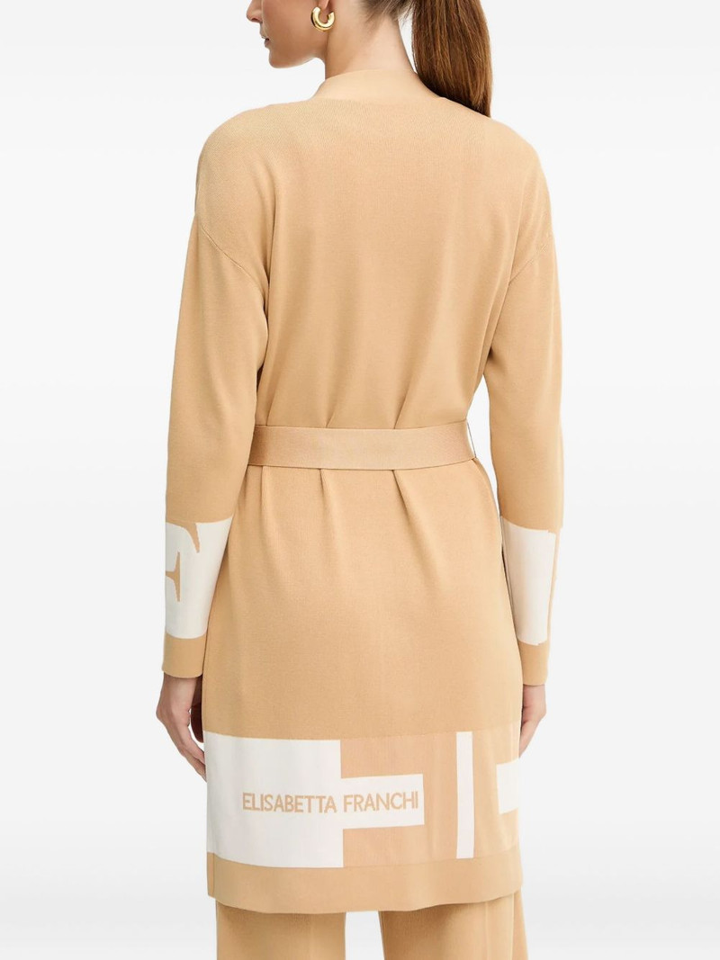 tie-waist pocket knitted coat 3