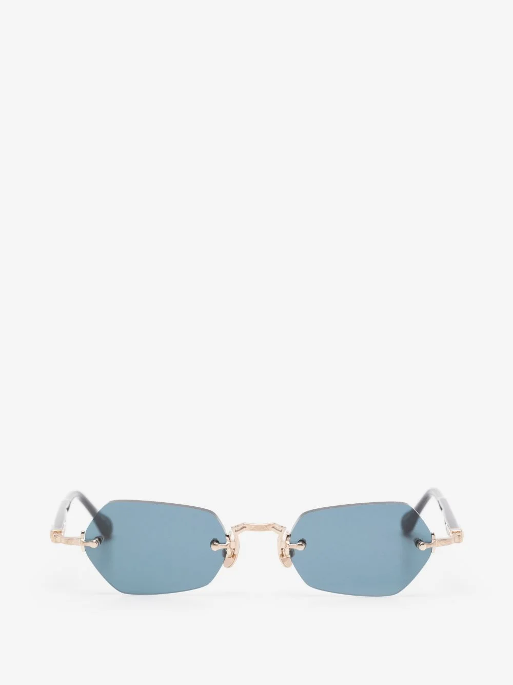 rimless geometric-frame sunglasses - 1