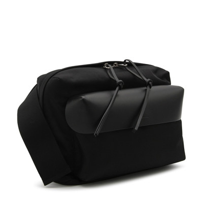 Jil Sander black leather crossbody bag outlook