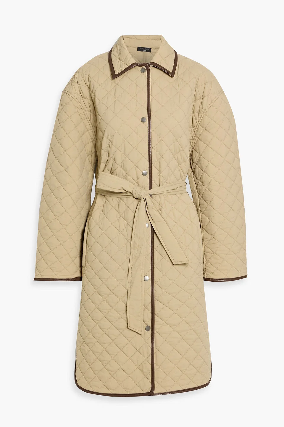 Kelly belted quilted shell jacket - 1