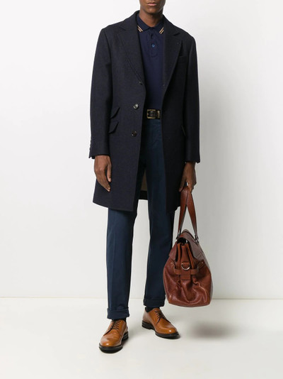 Brunello Cucinelli long-sleeve wool coat outlook