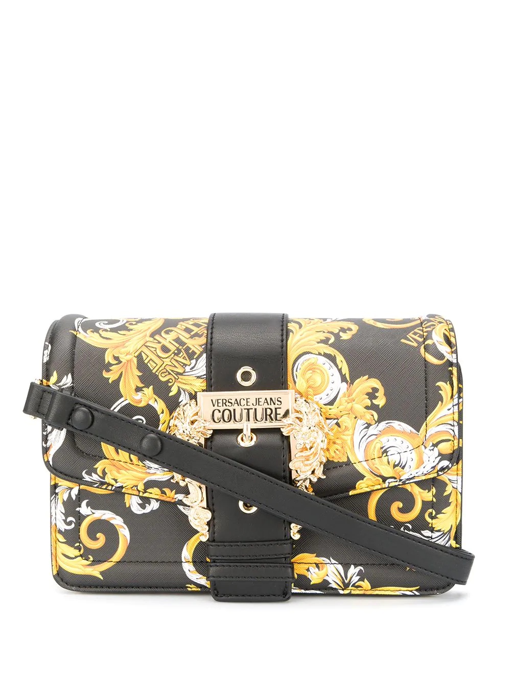 baroque print shoulder bag - 1