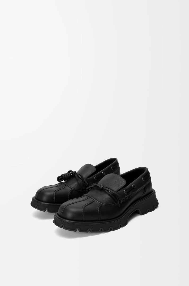 Bobby derby in calfskin and vegetable-tanned calfskin 3