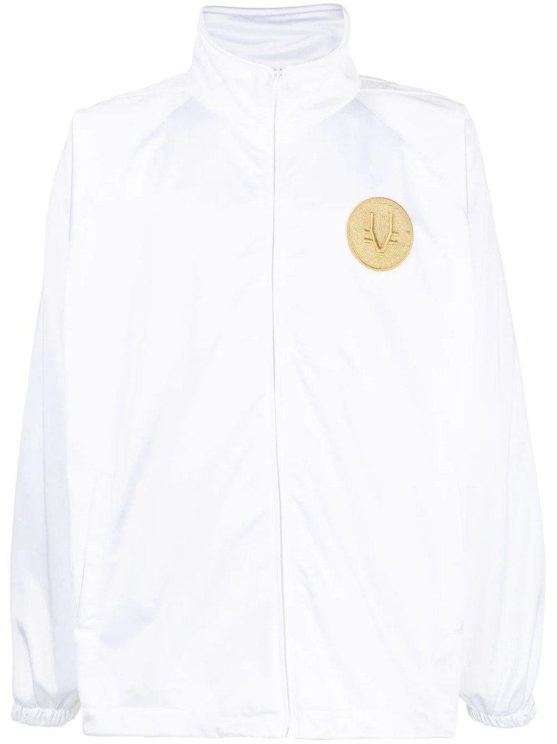 logo-patch sport jacket 1