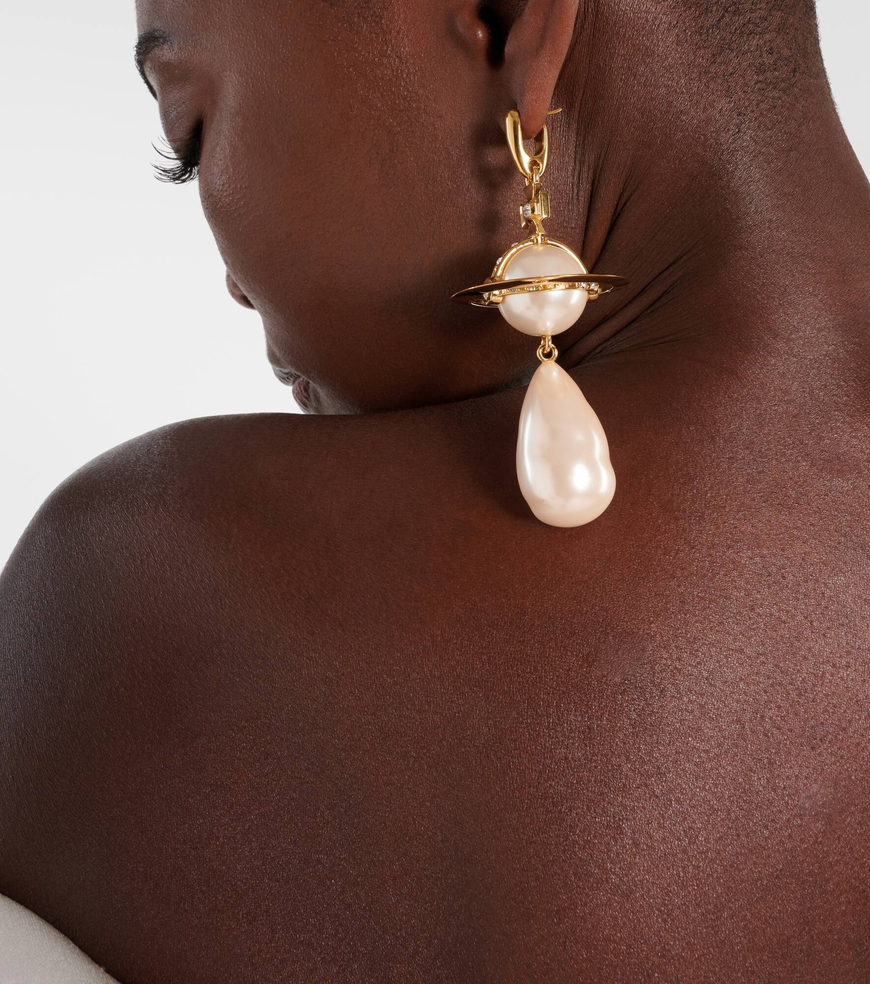 Giant Pearl drop earrings - 6