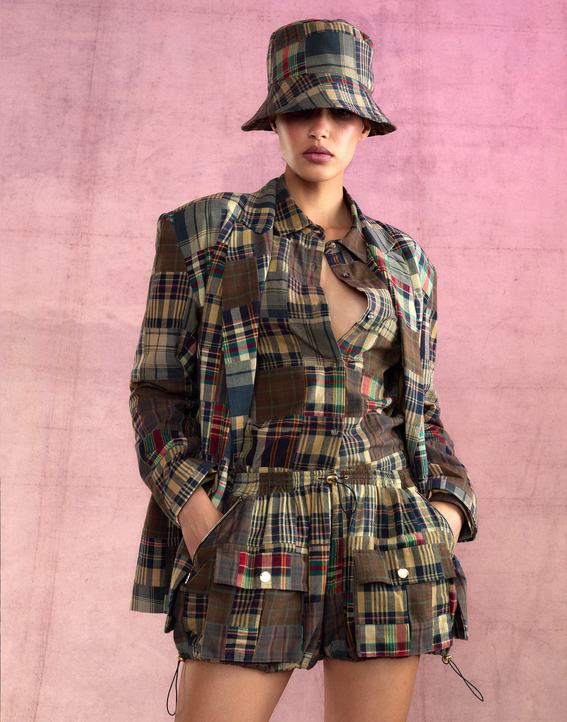 Madrid Madras Cargo Shorts 1