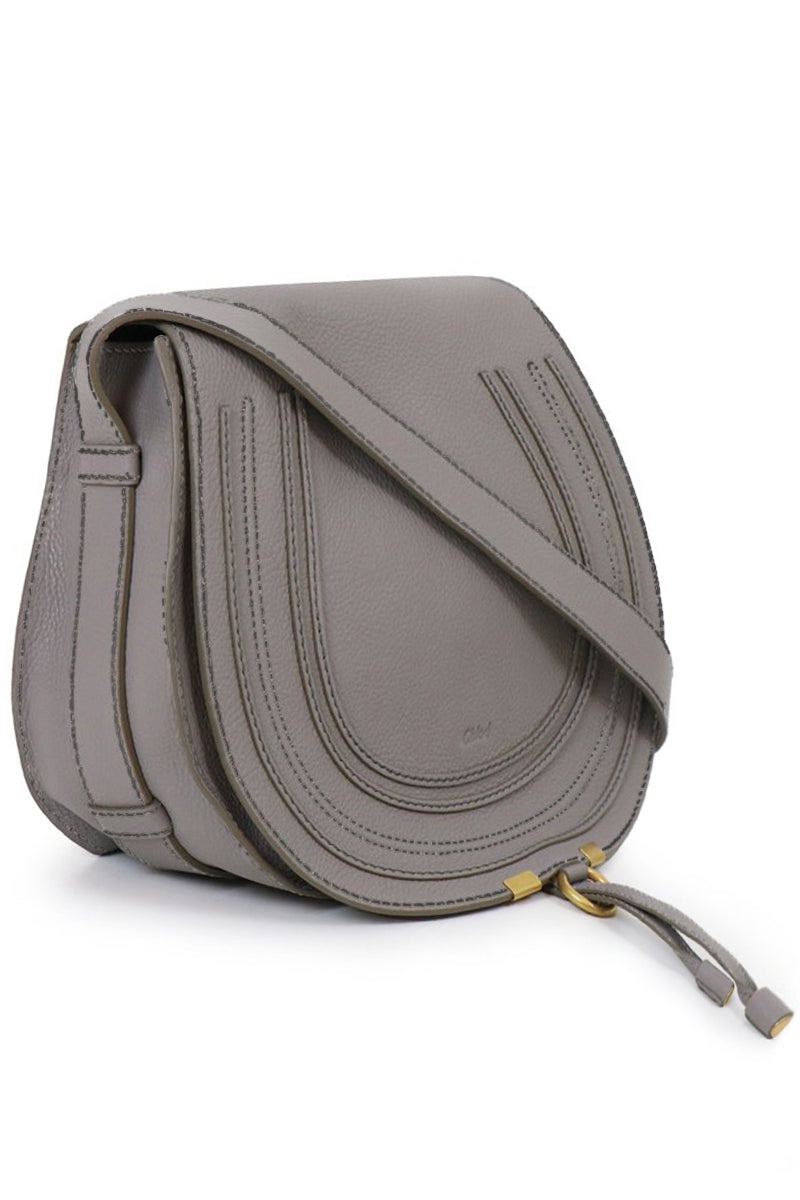 MARCIE MEDIUM BAG | CASHMERE GREY WITH GREY STITCHING - 2
