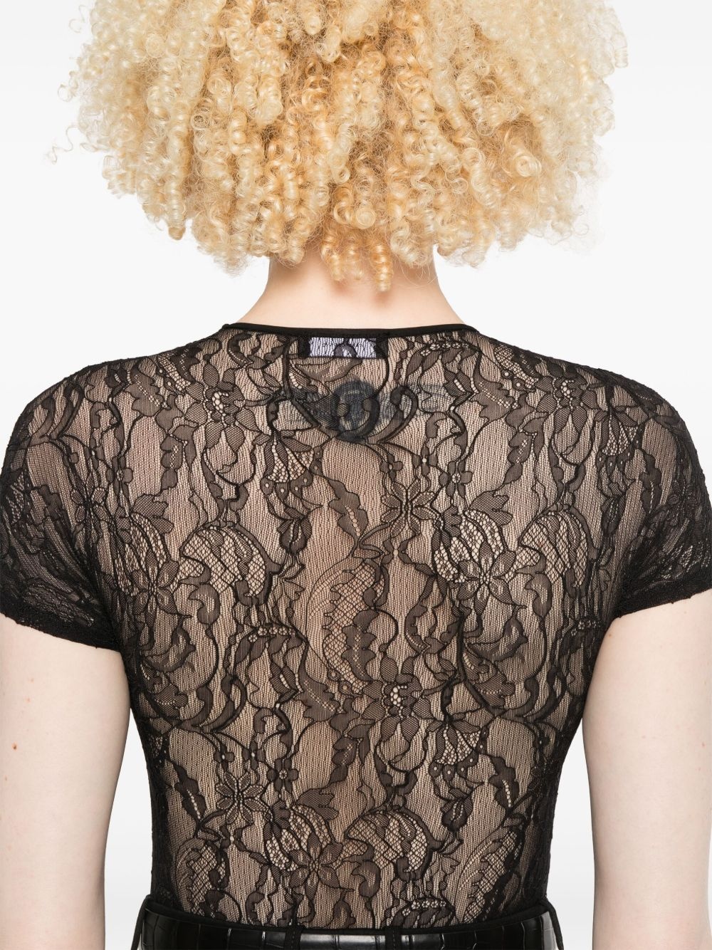 lace-detailing bodysuit - 5