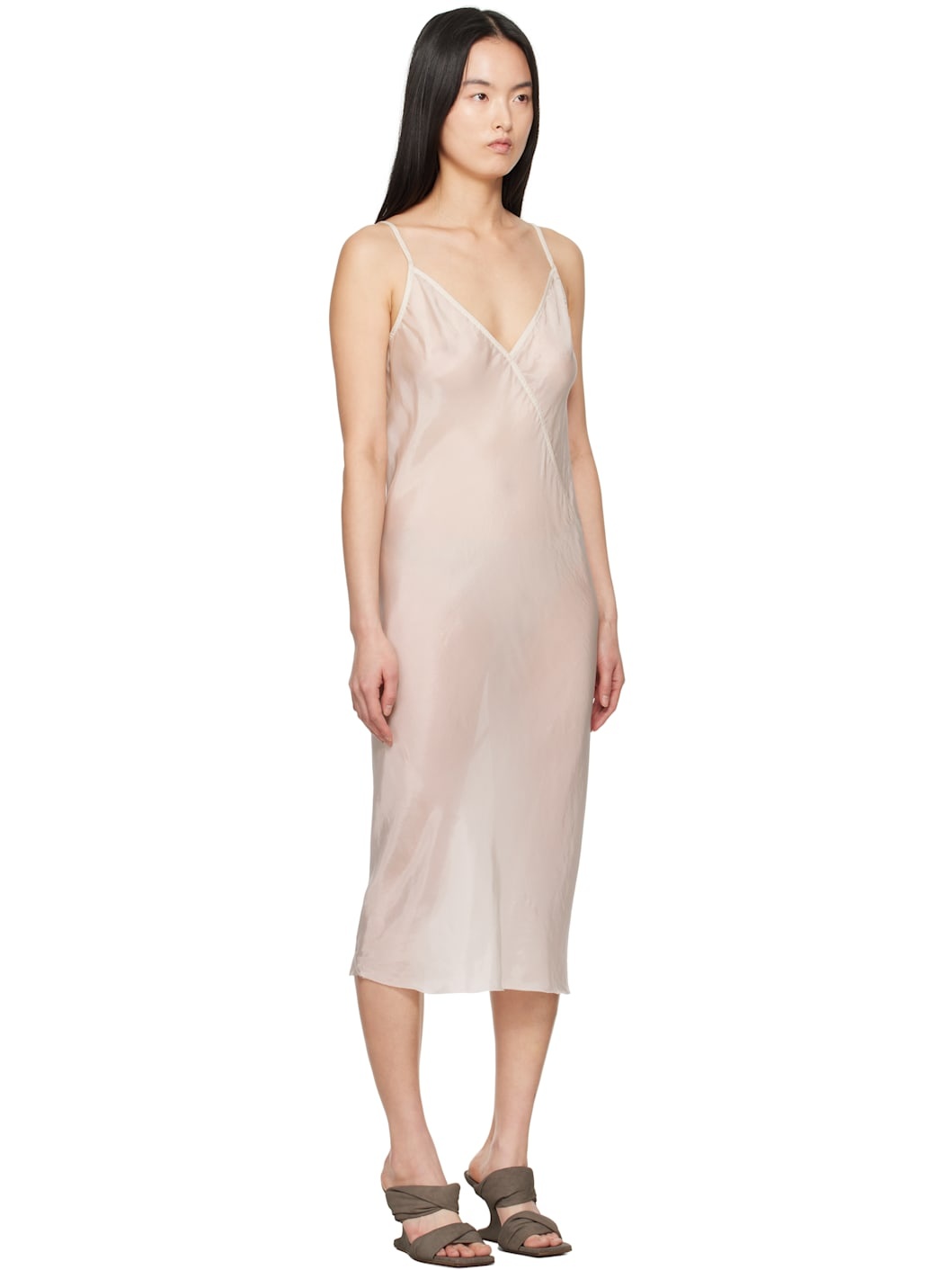 Off-White Hollywood Slip Midi Dress - 2
