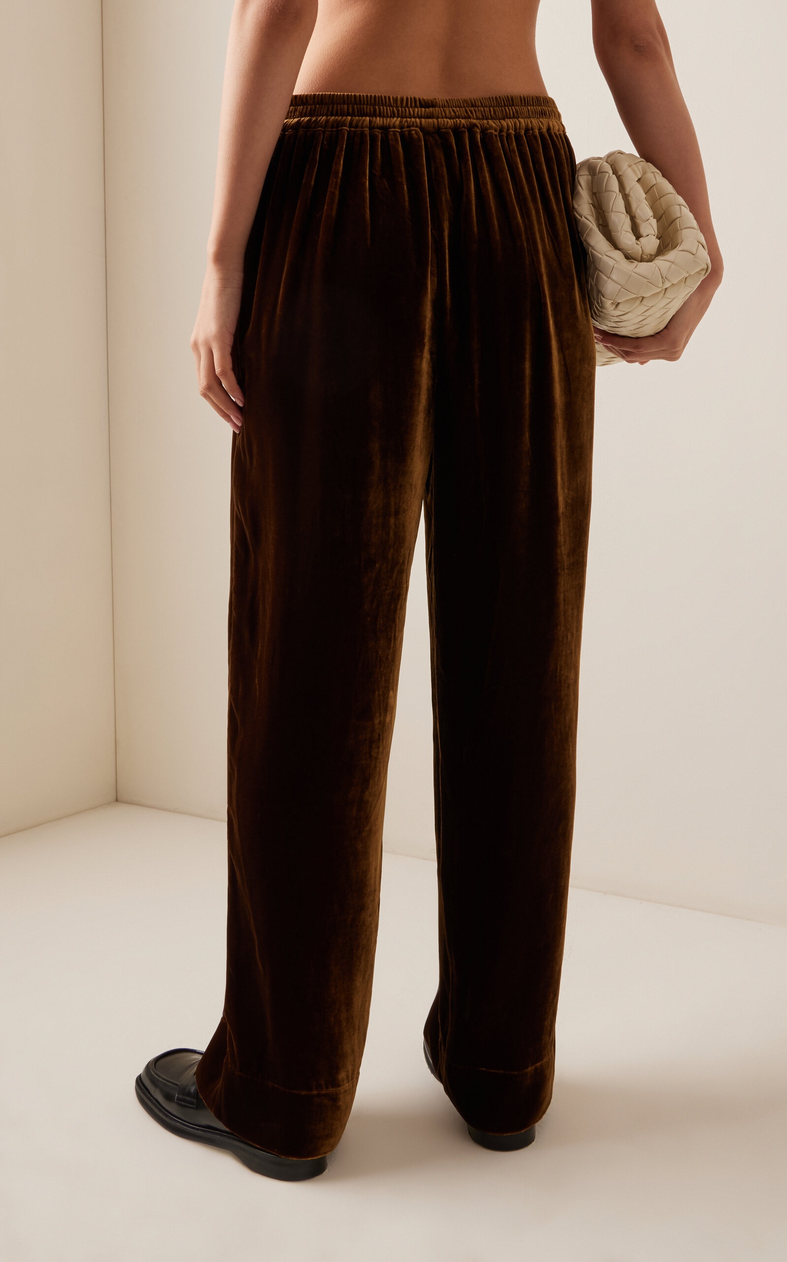 The London Velvet PJ Bottoms brown - 4