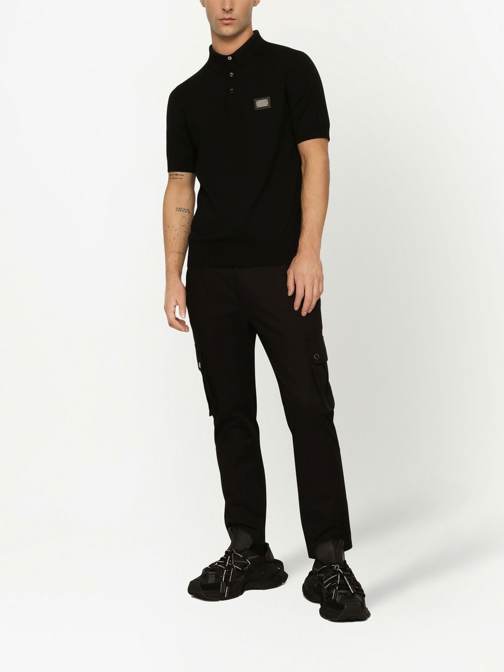 DG Essentials wool polo shirt - 3