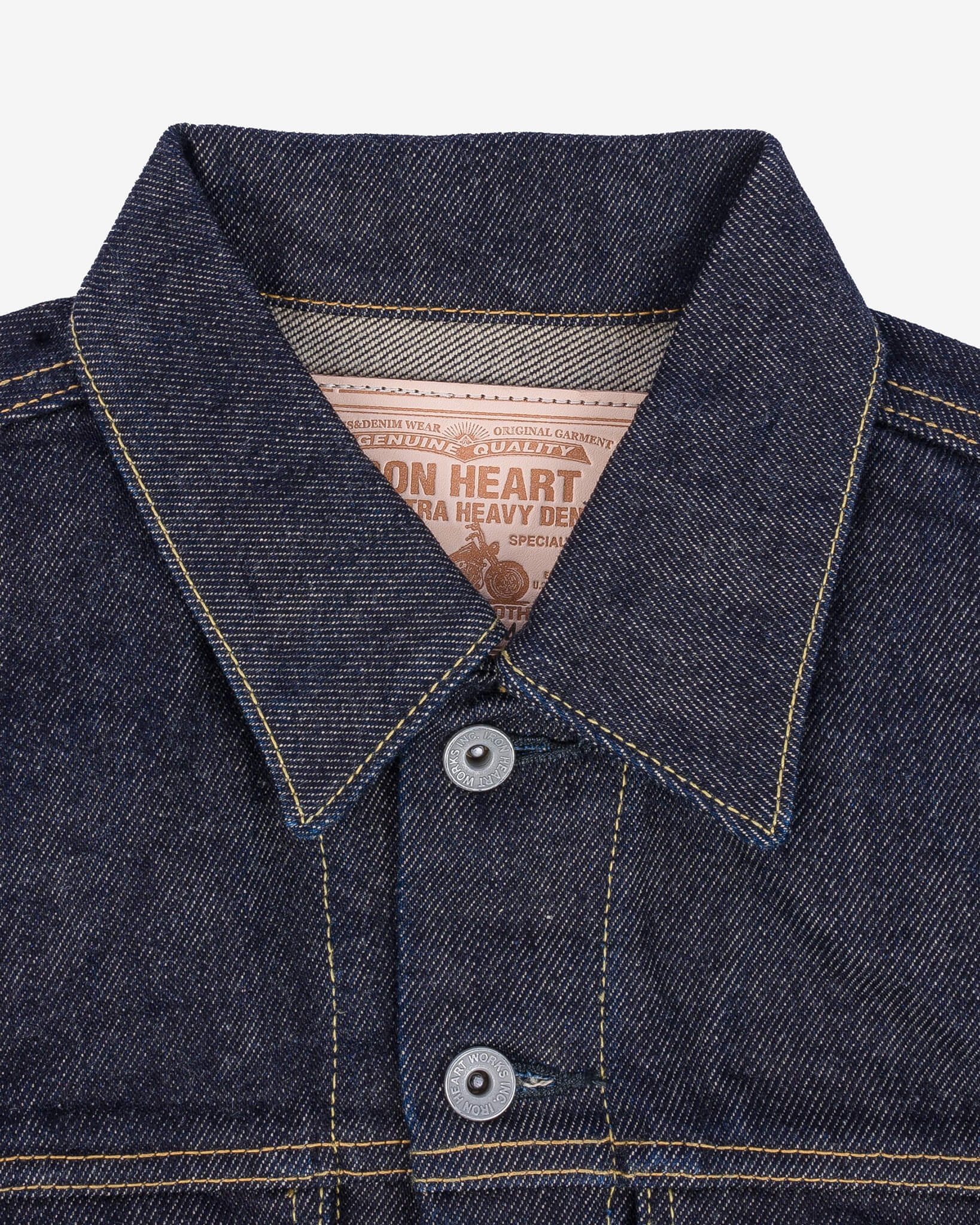 IH-526PJ 21oz Selvedge Denim Modified Type III Jacket - Indigo - 8