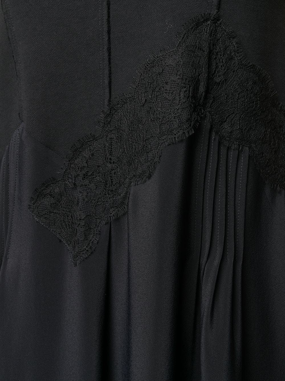 lace-detail ruffle dress - 5