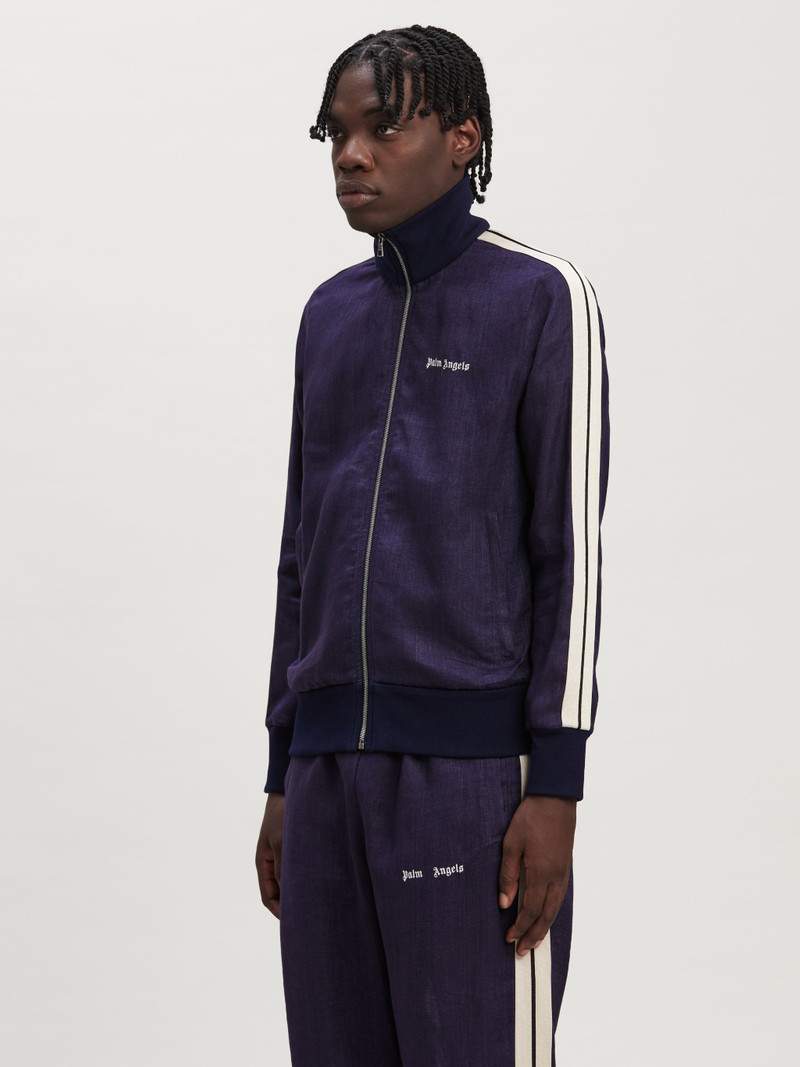 Logo Linen Track Jacket 4