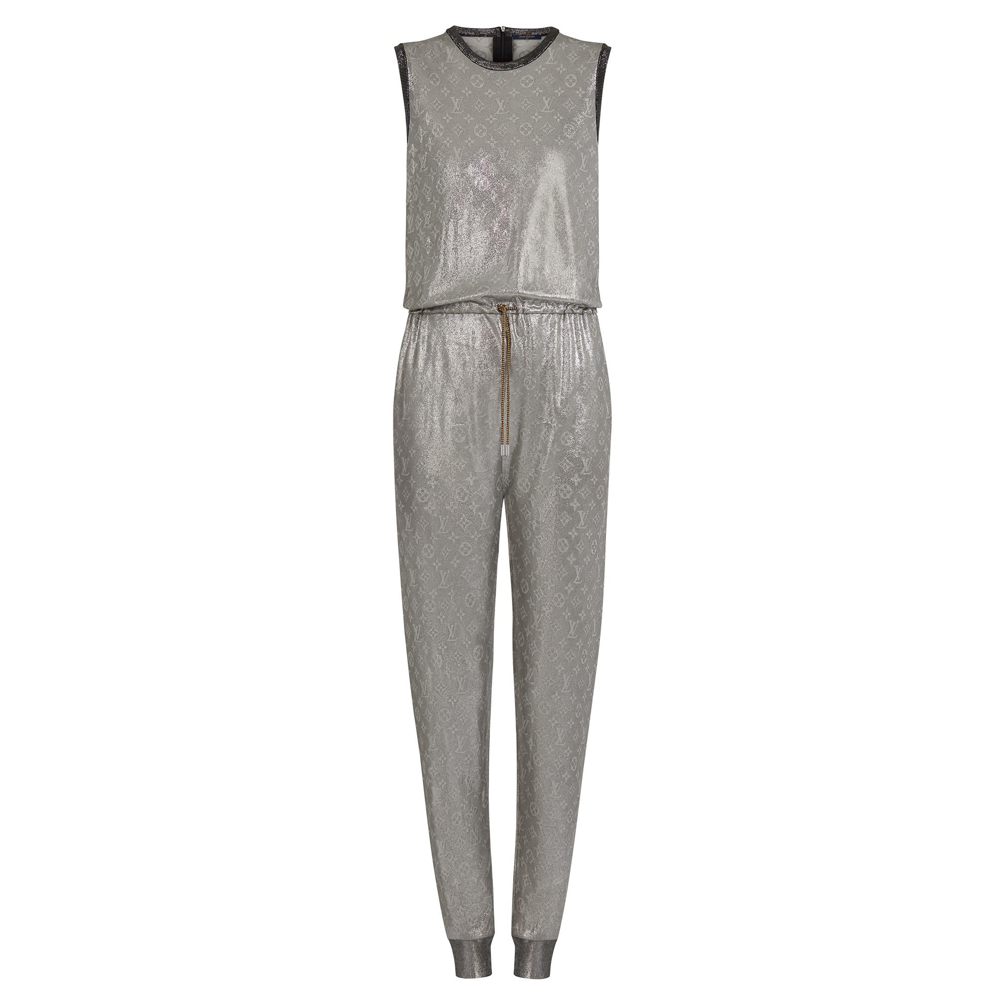 Sporty Metallic Monogram Jumpsuit  - 1