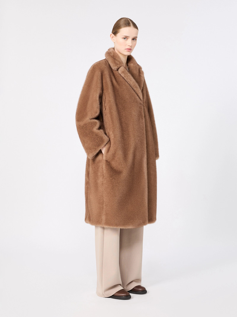 MISS Soft-textured wrap coat - BEIGE 5