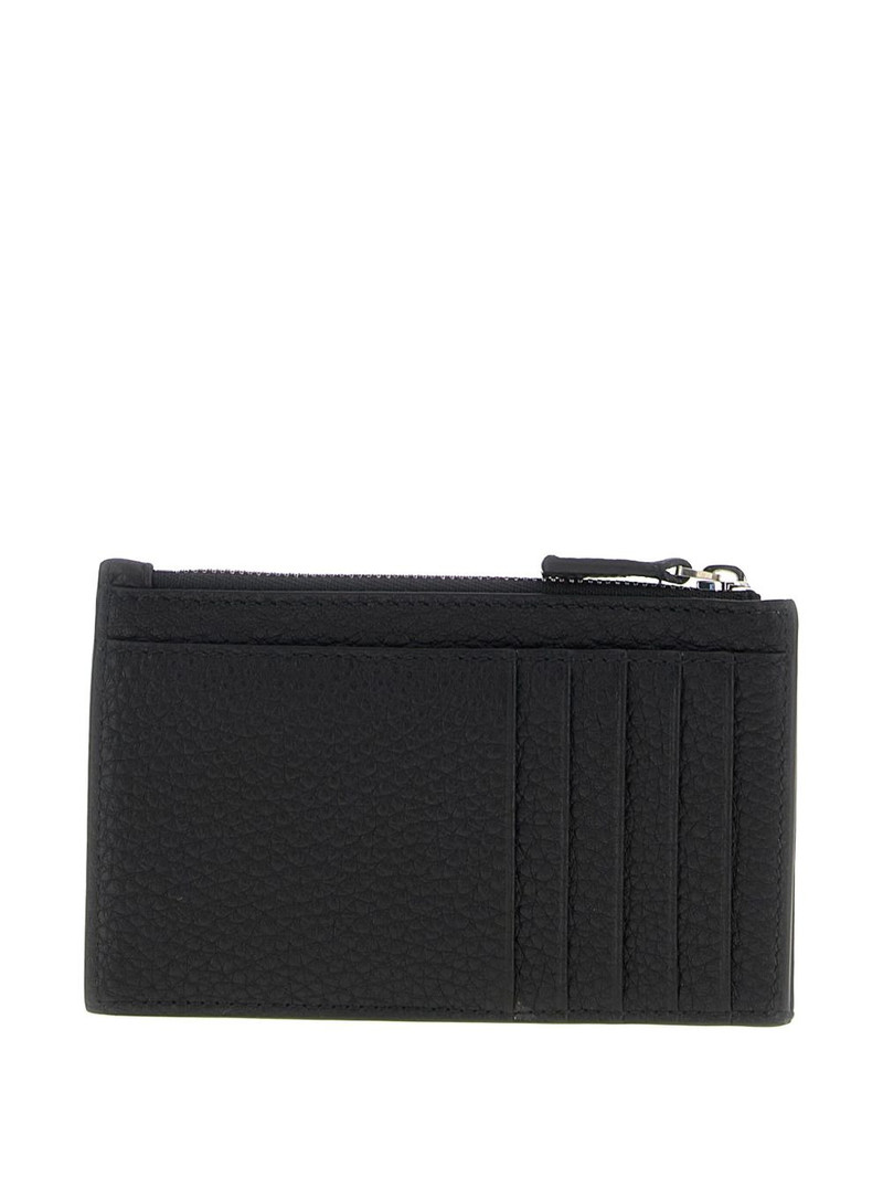 BALENCIAGA logo zip card holder outlook