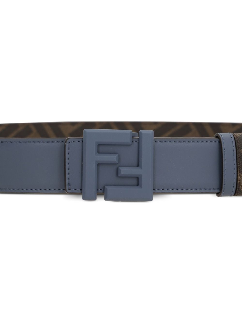 FF-logo leather belt - 3