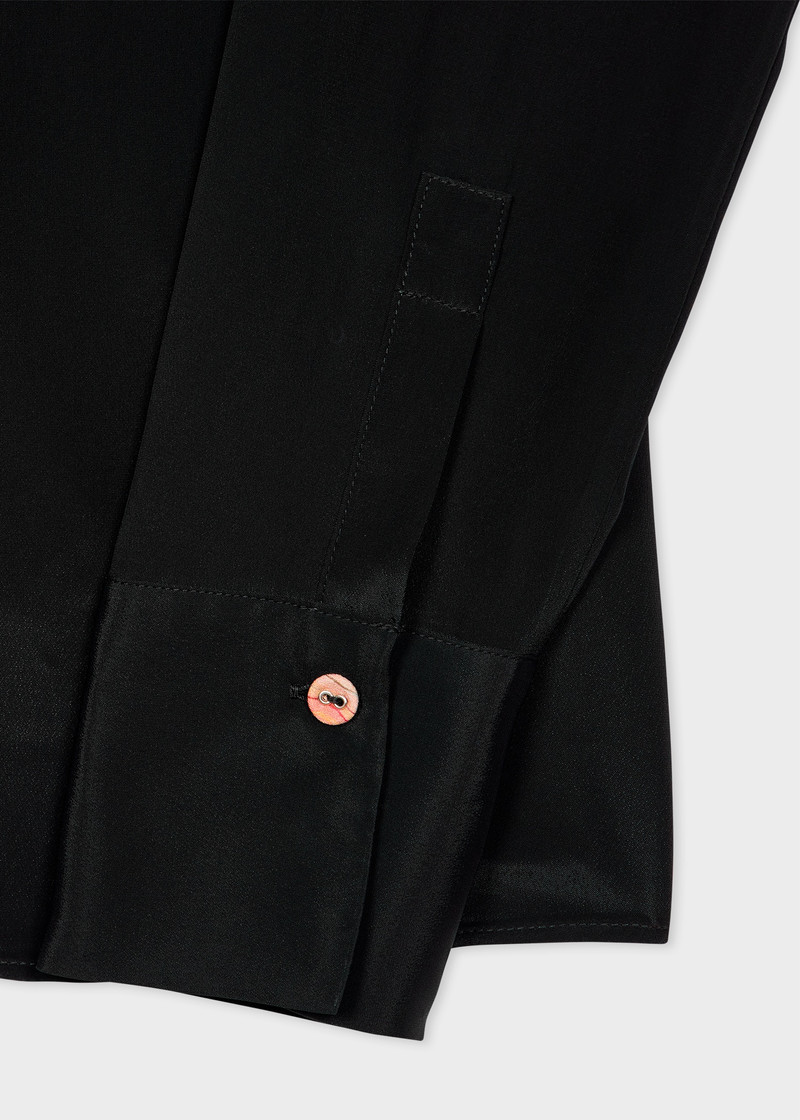 Paul Smith Women's Black Silk-Blend Blouse outlook