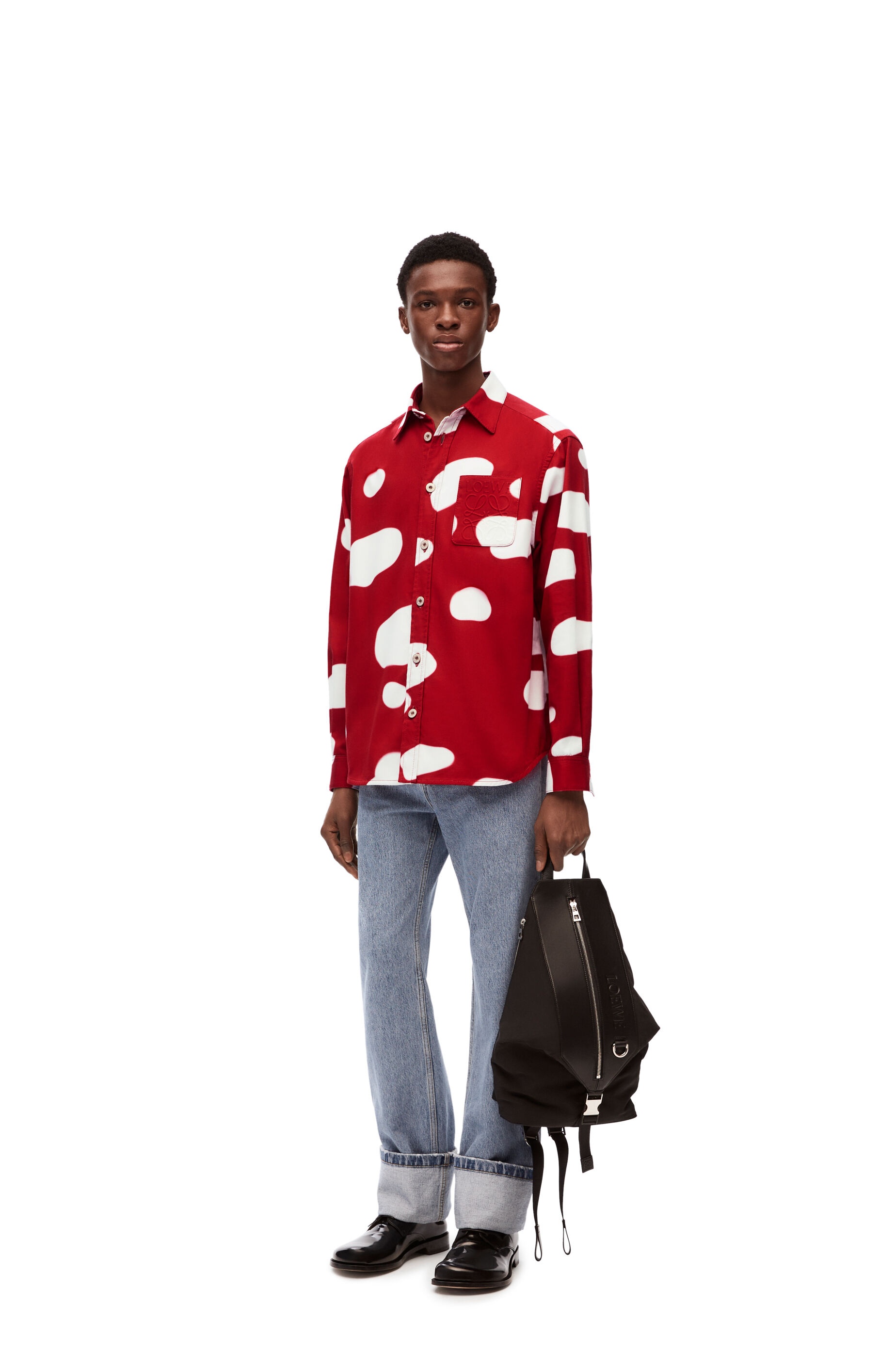 Mushroom overshirt in denim - 2