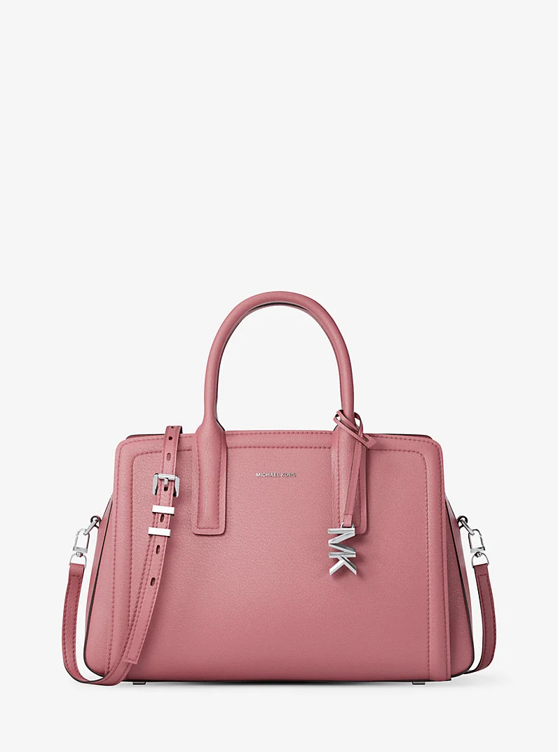 Laila Medium Leather Satchel - 1