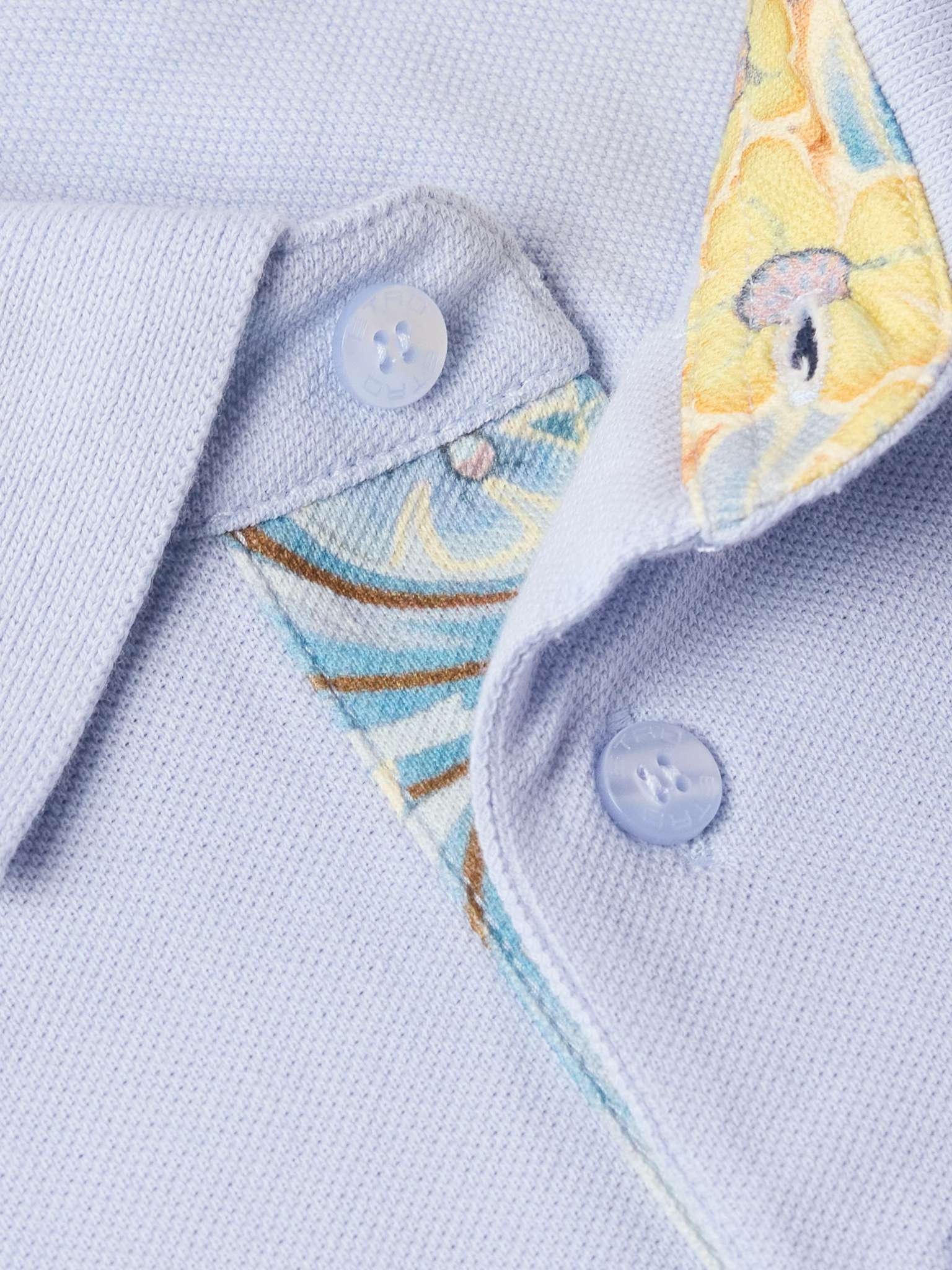 Logo-Embroidered Cotton-Piqué Polo Shirt - 5