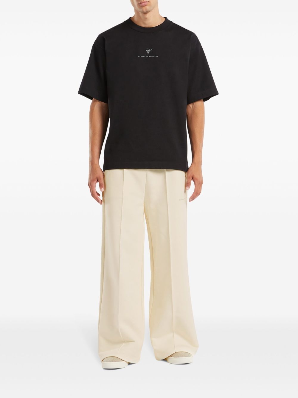 cotton track pants - 2