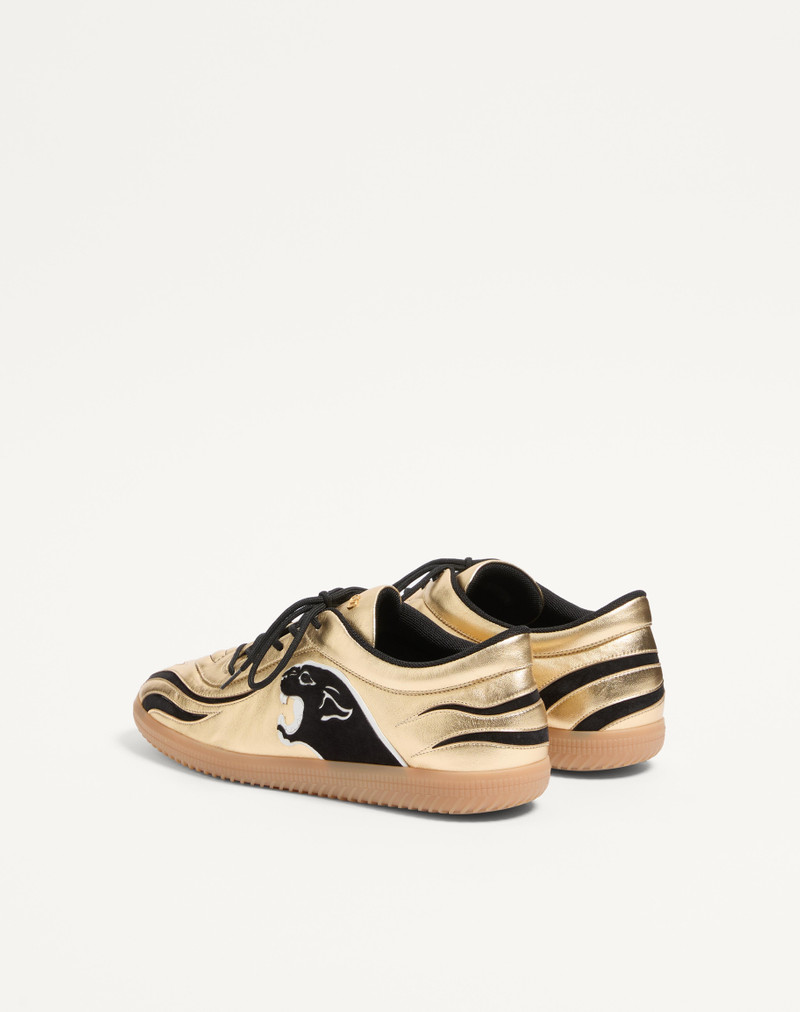 Valentino KICKY SNEAKER IN LAMINATED NAPPA outlook
