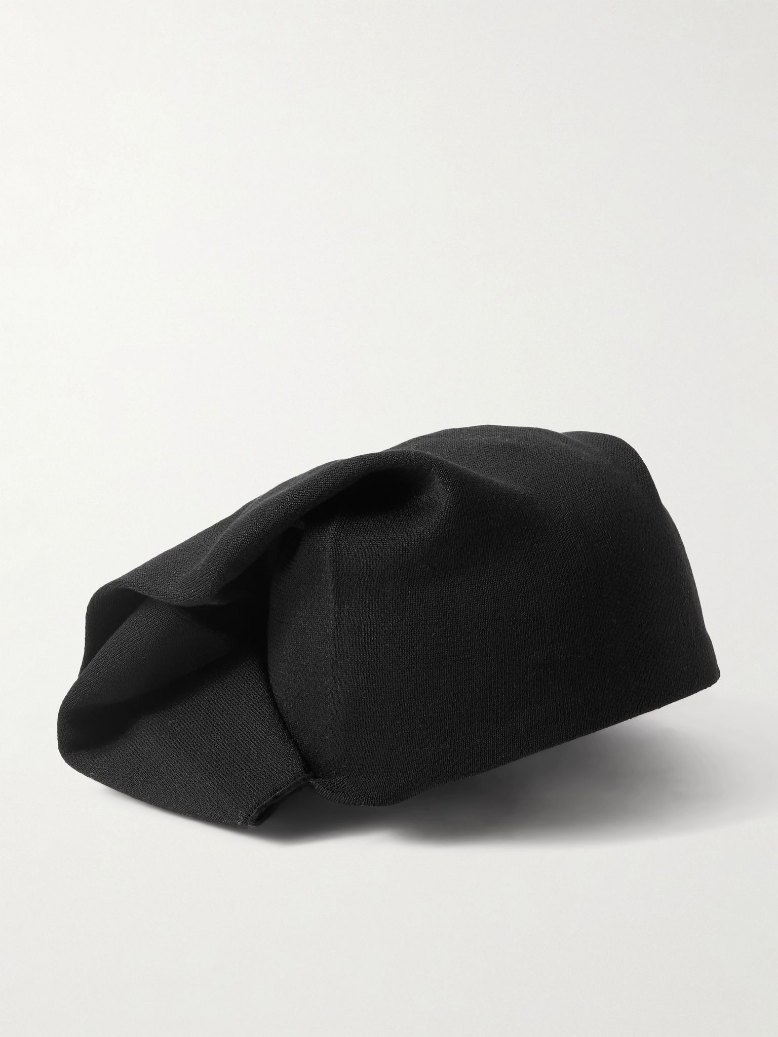 Silk-jersey head scarf Black - 1
