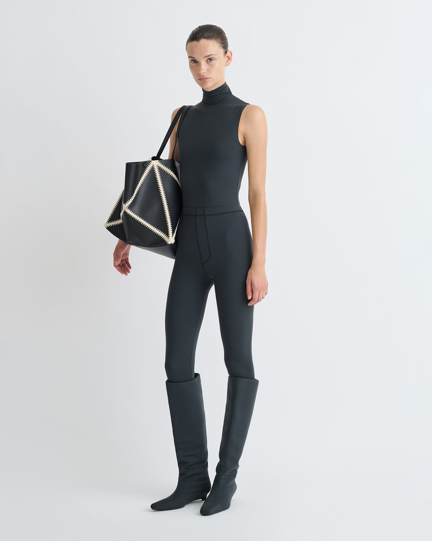 Elastic Jersey Bodysuit - 7