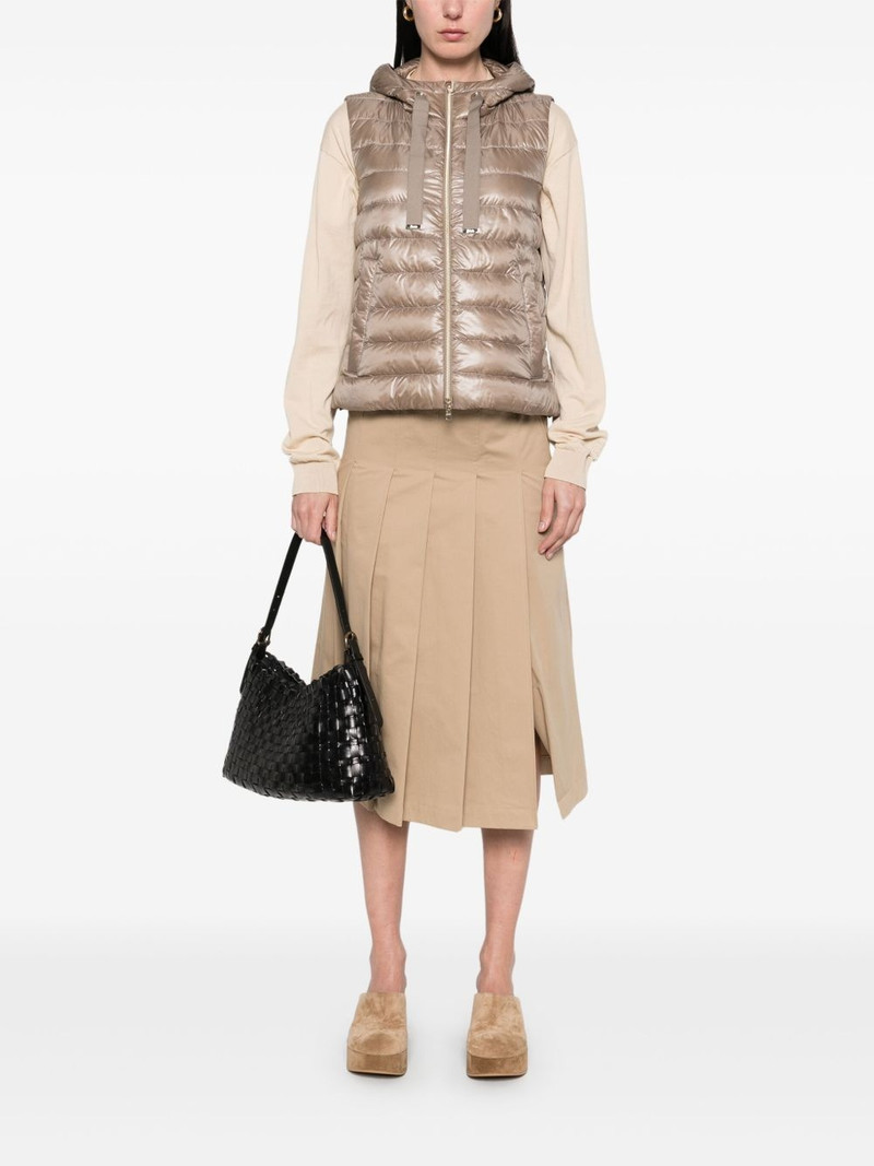 Herno hooded gilet outlook