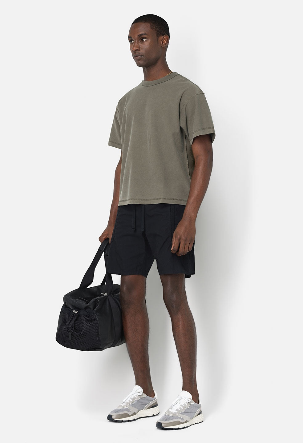 REVERSED CROPPED TEE - 4