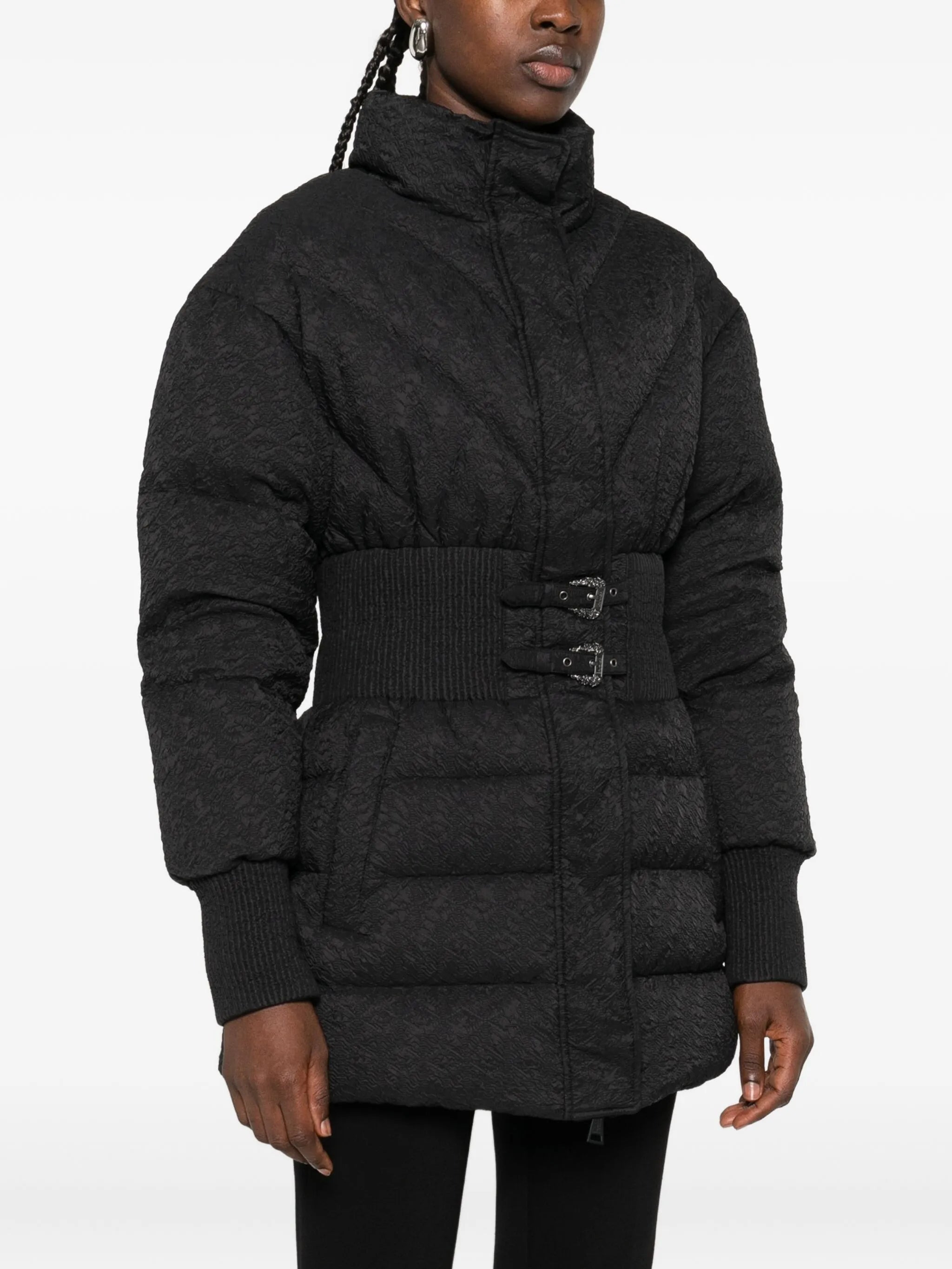 Versace Jeans Couture Quilted Belted Jacket - 2