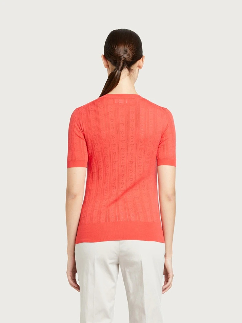 SHORT SLEEVED KNITTED TOP 3