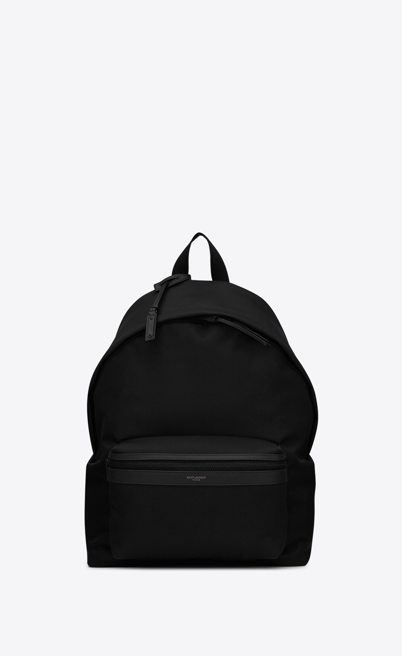 CANVAS, NYLON 및 LEATHER의 CITY BACKPACK - 1