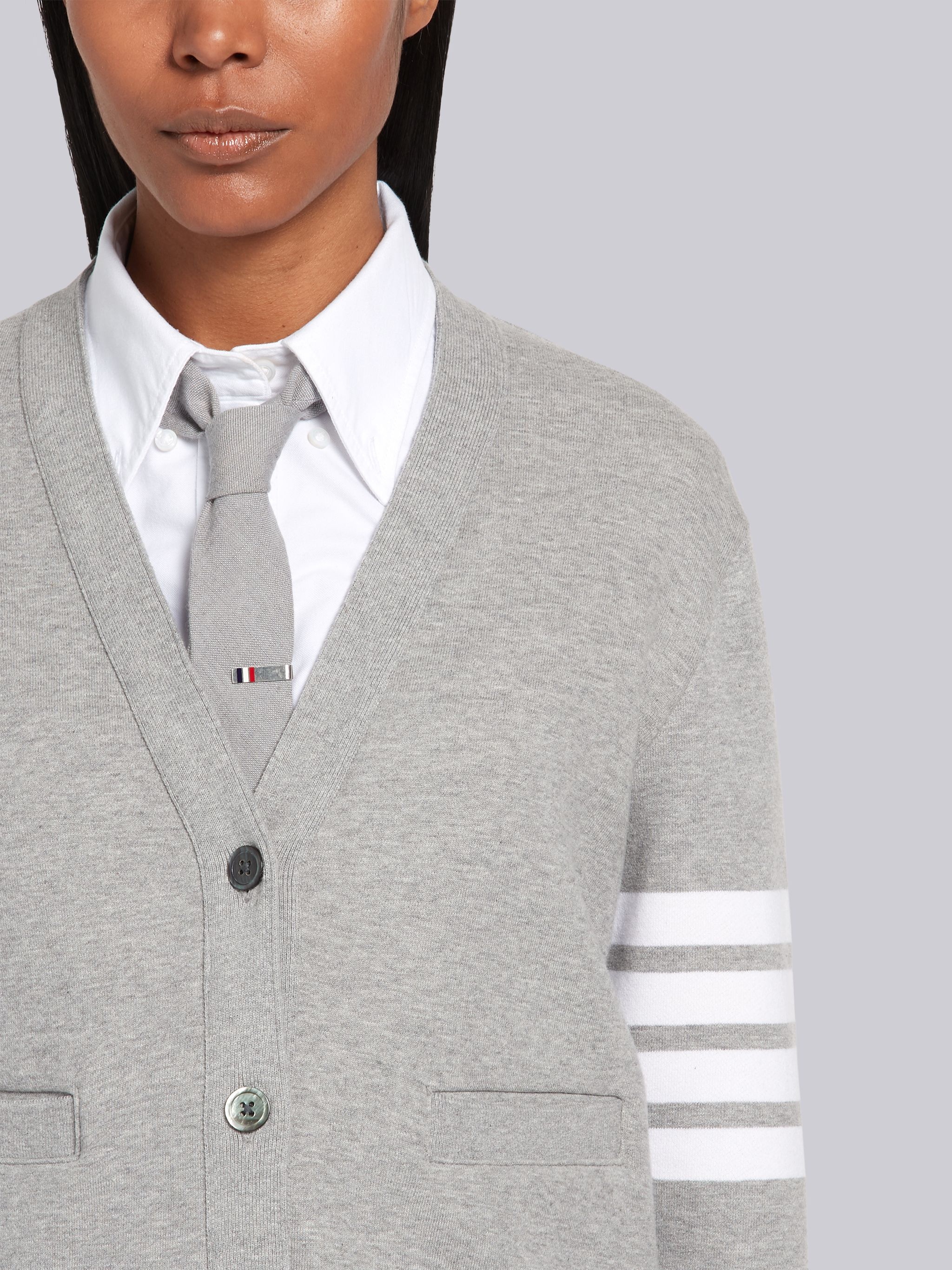 4-Bar stripe cardigan - 5