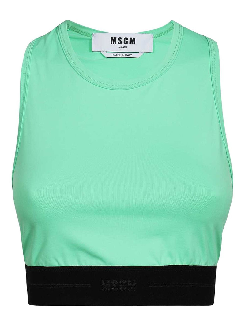 elastic-waistband tank top 1