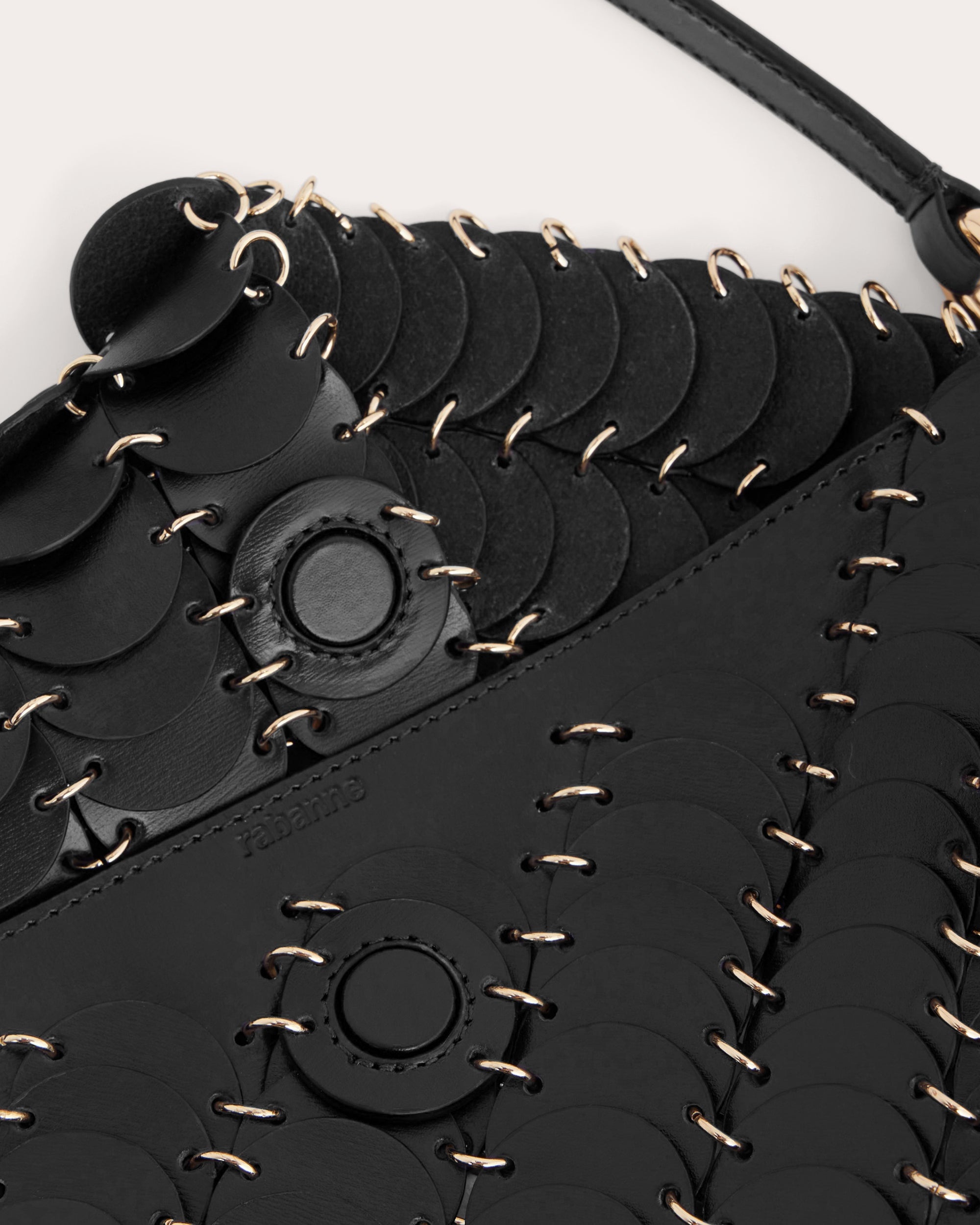 Paco Embellished Leather Shoulder Bag - 5