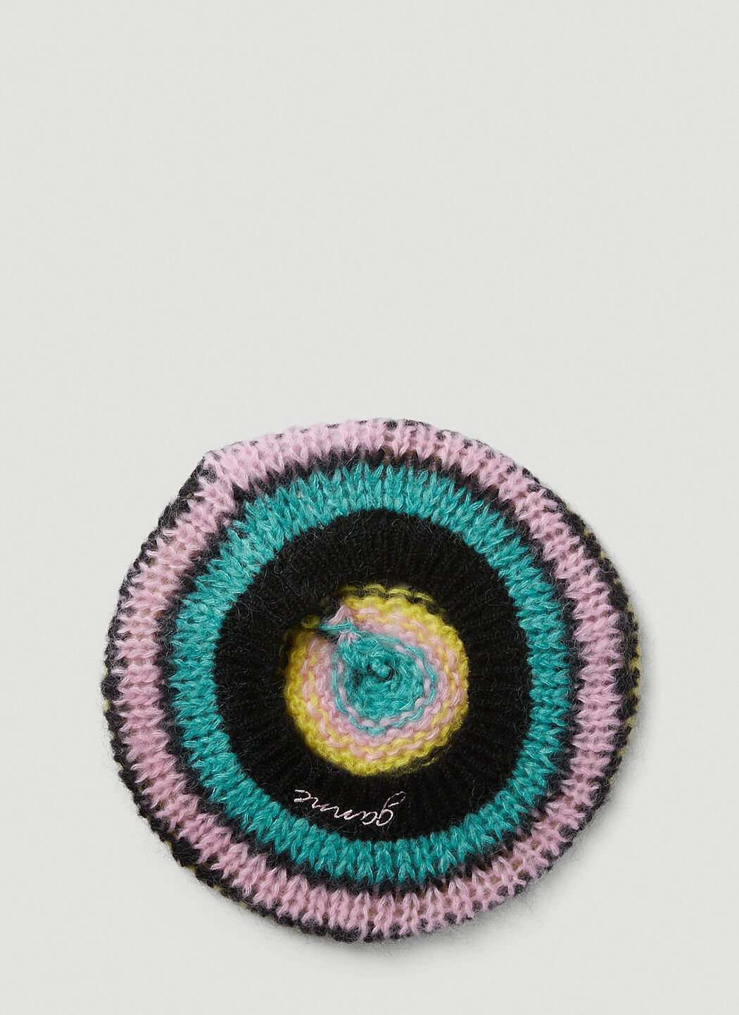 Striped Mohair Beret - 2