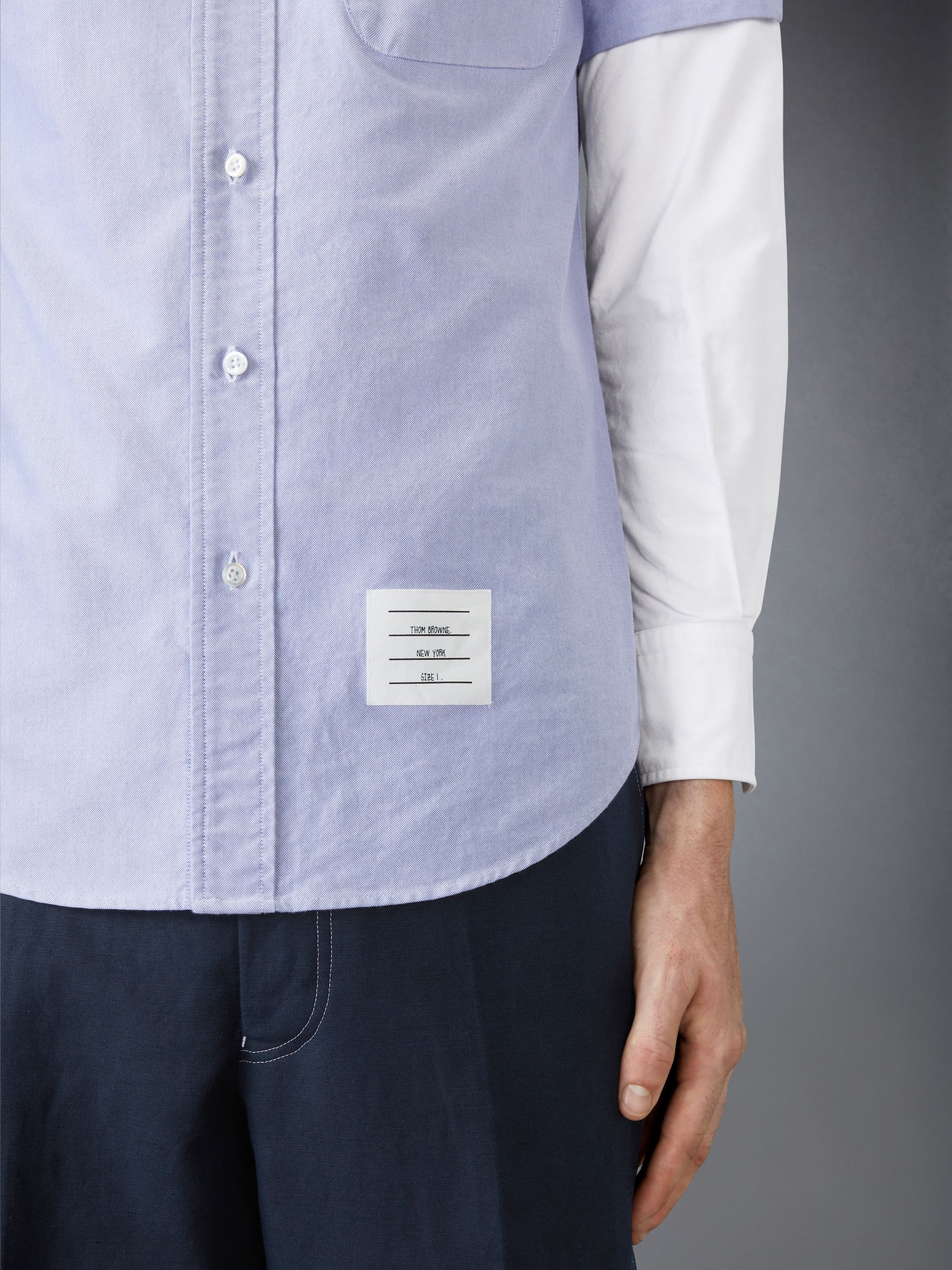 Oxford Stacked Sleeve Shirt - 6