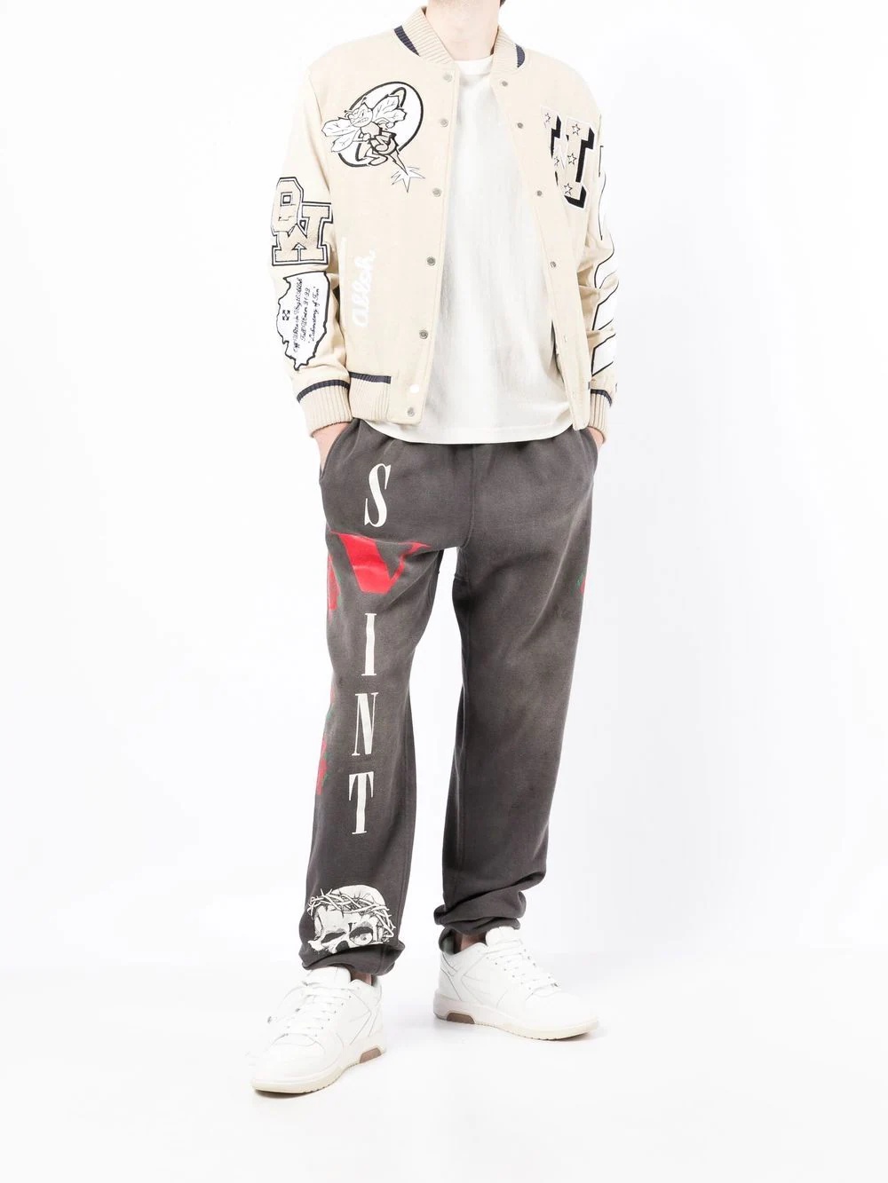 x Vlone logo-print joggers - 2