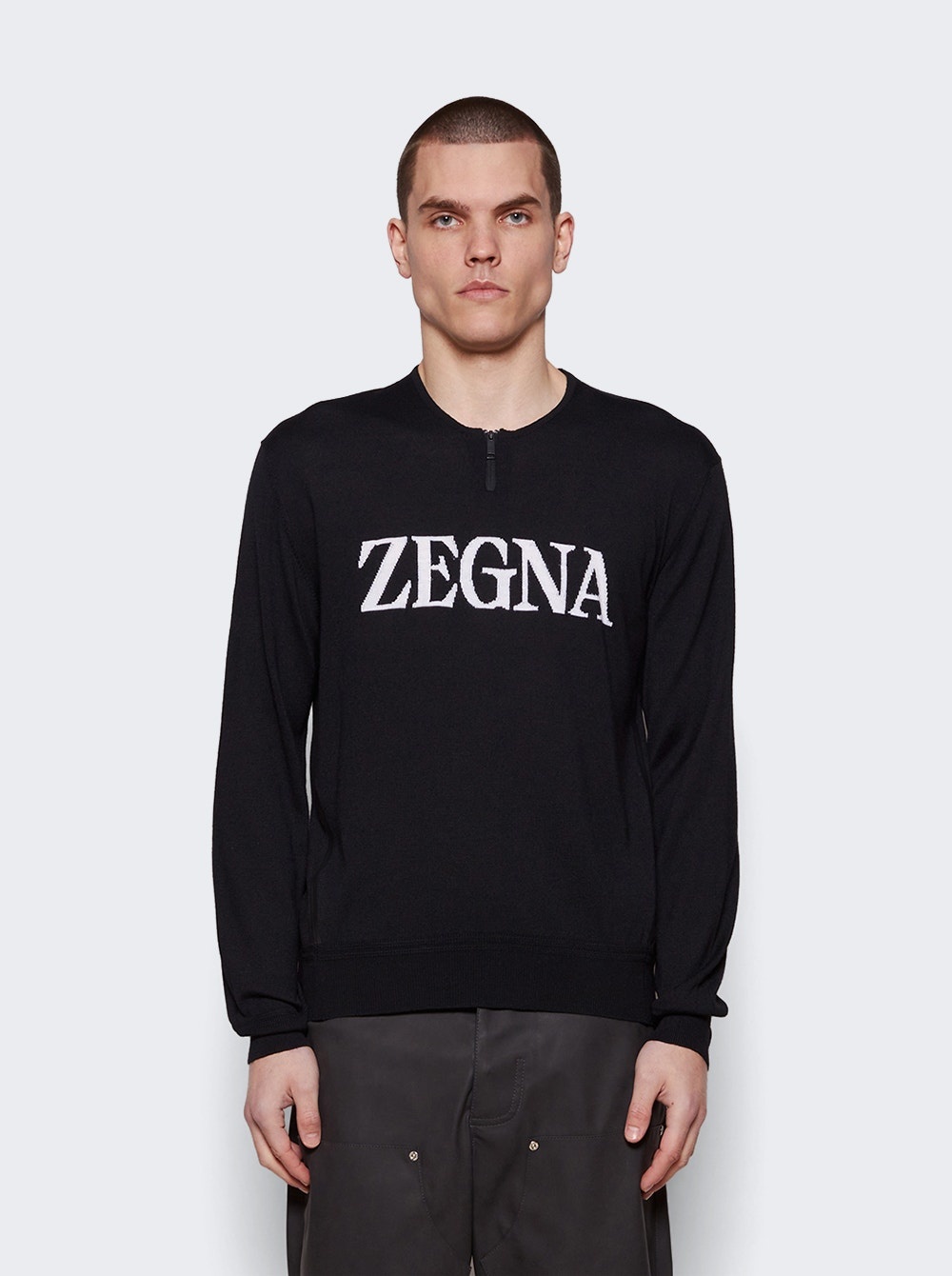 Merino Coolmax Crewneck Black - 3