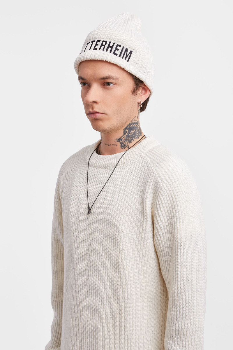 Big L Beanie Off White 6