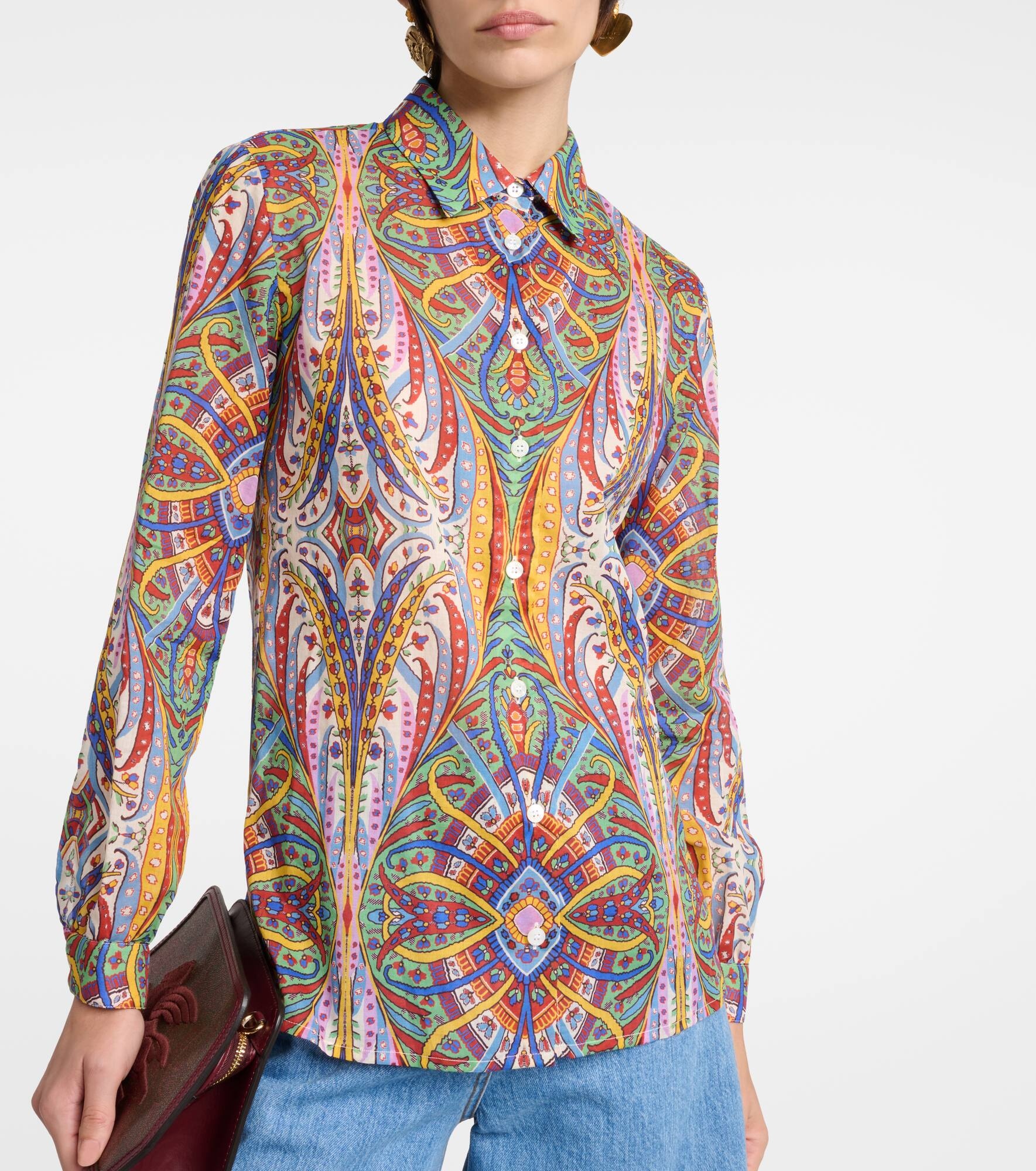Printed cotton shirt - 7