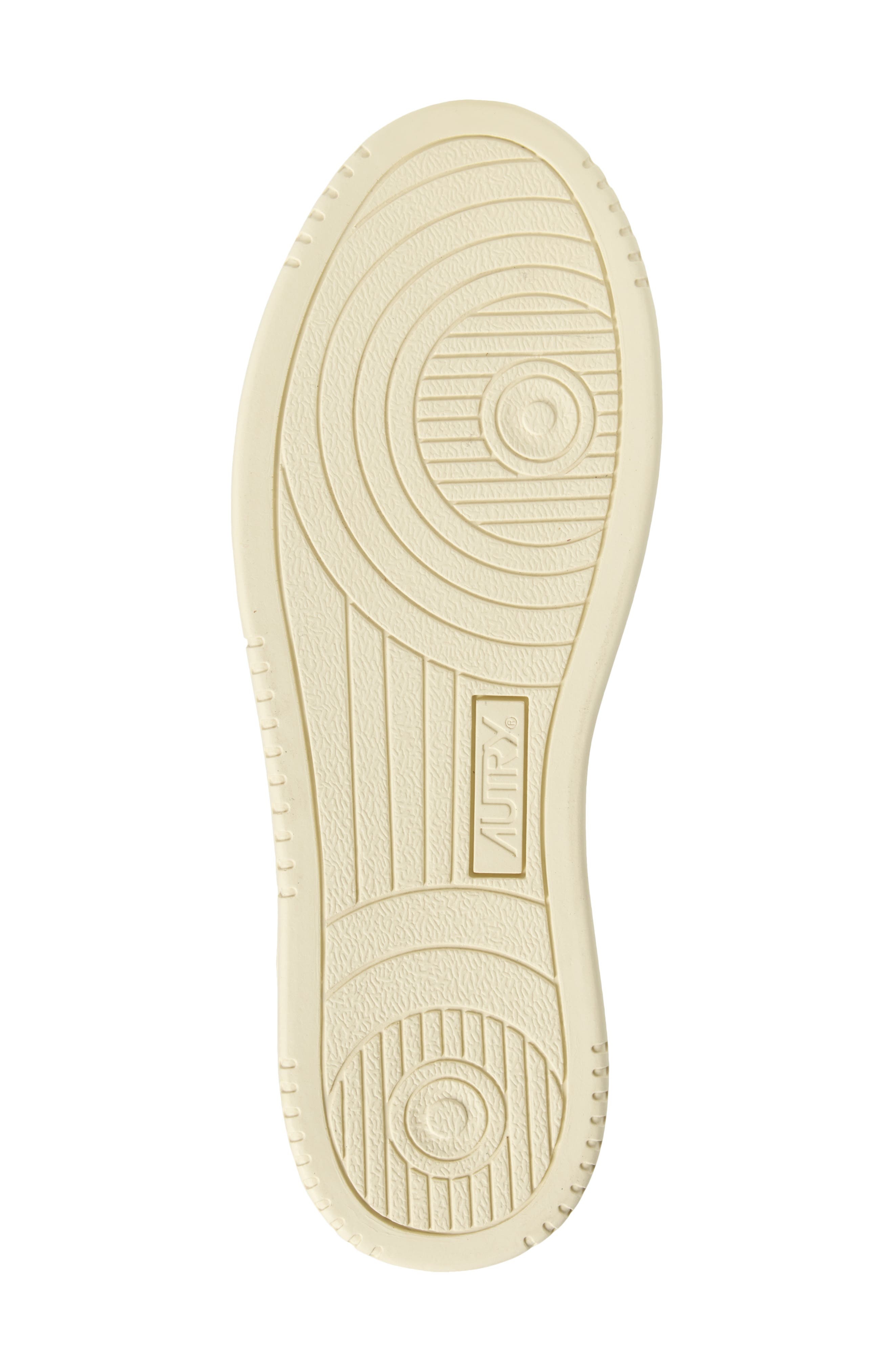 AUTRY Medalist Low Sneaker in Goat/Suede White/Cigar at Nordstrom - 6