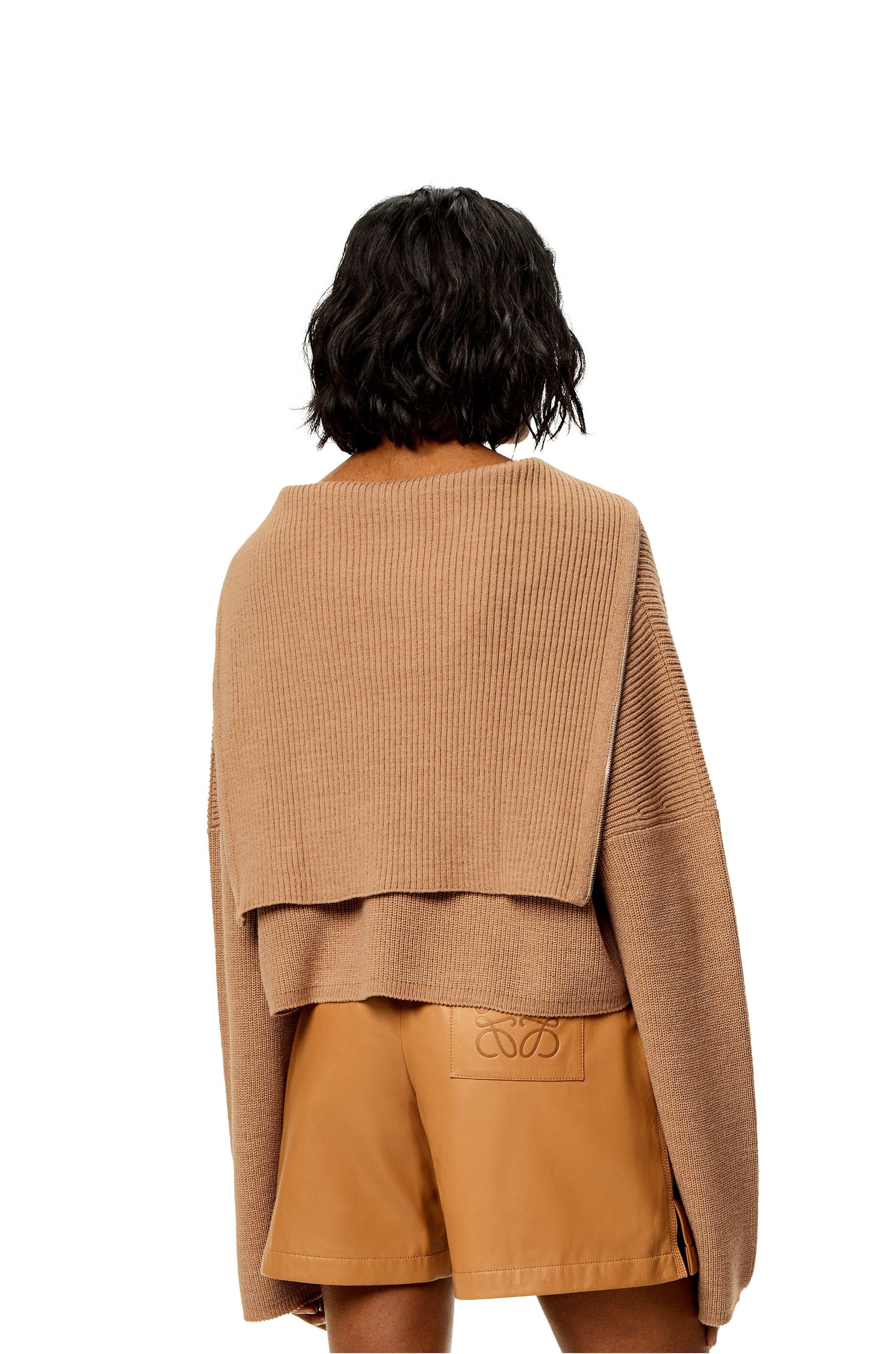 Zip-up sweater in wool - 4